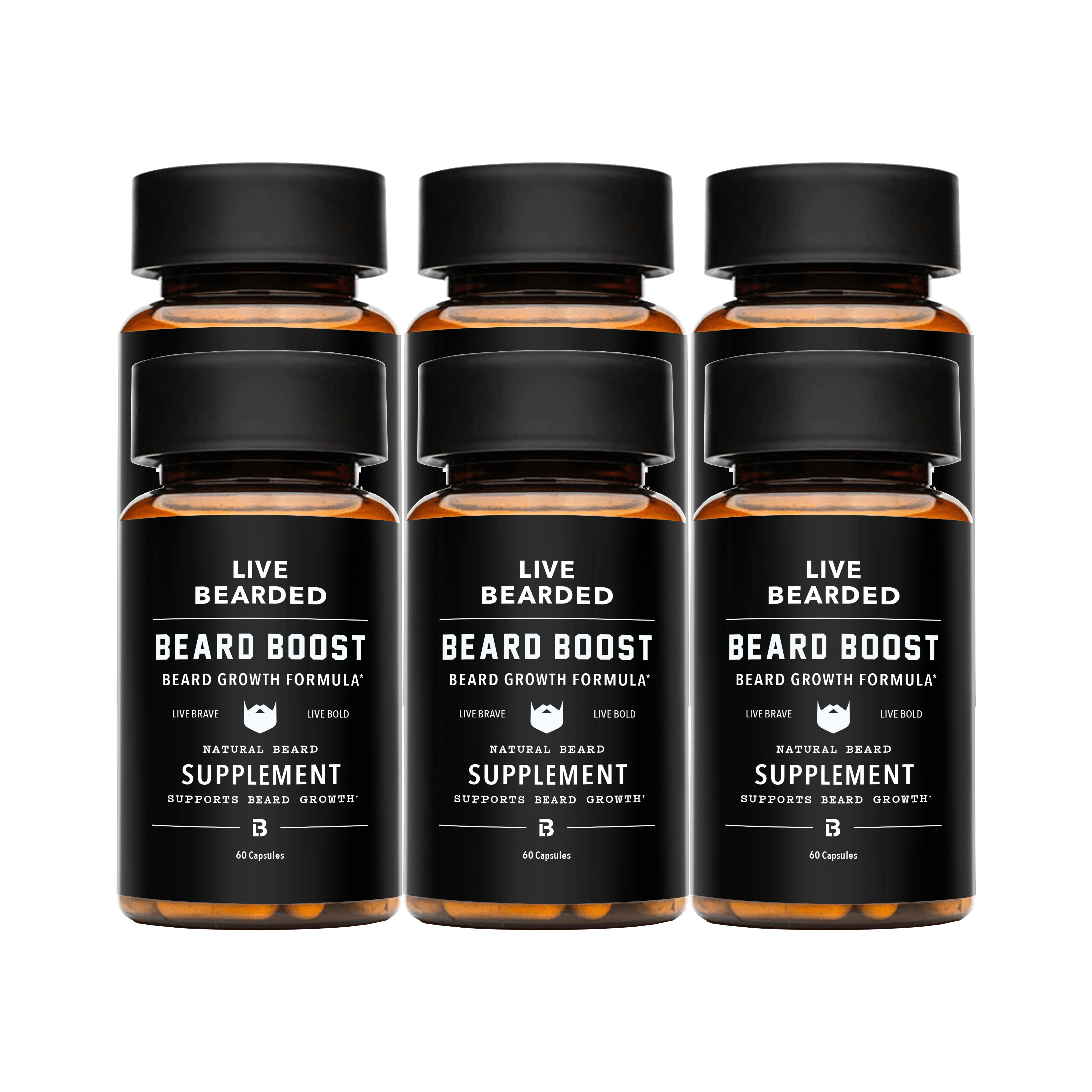 Beard Boost · 6-bottle pack